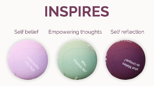 Mind & Body Stress Balls for Adults - Multi-Density Squeeze Balls for Hand Therapy & Grip Strengthening - Stress & Anxiety Relief - Choose 3-Ball (Soft, Medium & Hard) or 2-Ball (Soft & Hard) Sets Empowering - Rose, Mint, Plum