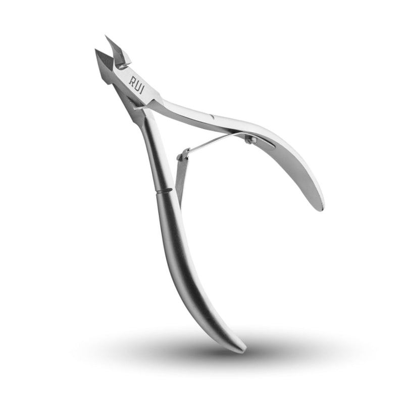 Rui Smiths Professional Cuticle Nippers | Precision Surgical-Grade Stainless Steel Cuticle Trimmer, French Handle, Double Spring, 5mm Jaw (Half Jaw) Double Spring 5mm Jaw