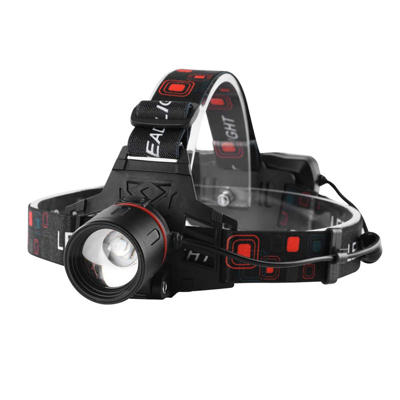 Headlamp Green Light for Hunting Coon Coyotes Hog Predator, PROFORUS 1000 Lumens XML-T6 Headlamp Green LED Rechargeable & Zoomable Green Head Light Waterproof 3 Modes for Night Vision and Hunting