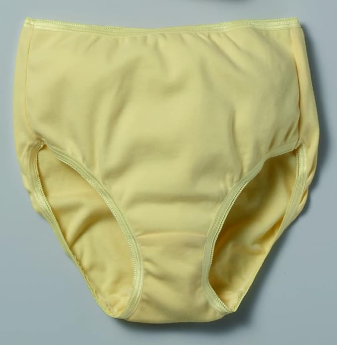 Cervin 100% Cotton Deep Soft Smooth Knit Panties, 4 Color Set, M - BeesActive Australia