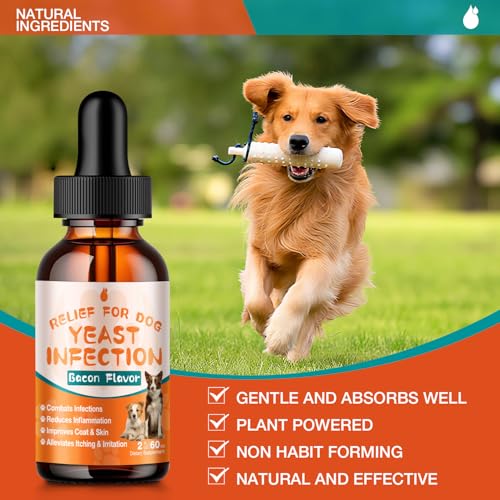 Natural Yeast Infection Drops for Dogs - Dog Yeast Infection Treatment