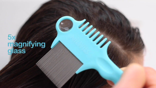 NitWits Head Lice & Egg Comb, 3-in-1 Detangling Nit Comb, 2 Pack