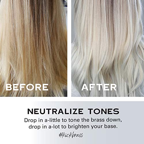 Keracolor Purple or Gold Toning Drops to Create Your Own Purple Shampoo - Mix with Any Shampoo, Conditioner or Cream Styler