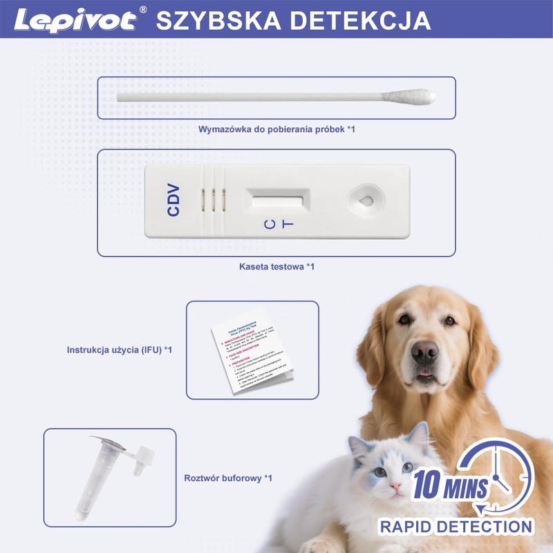 Canine Distemper Testing Canine Distemper Virus (CDV) Ag Test Kit