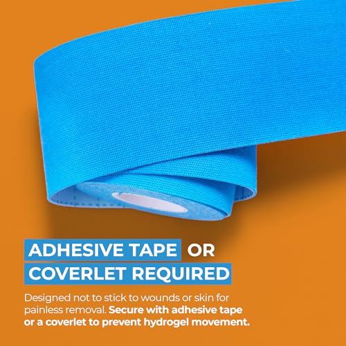 Medagel The Original Moist Burn Pad - Hydrogel Healing Pads, Soothing & Moist Skin Care Patch for Burns & Wounds, 2” x 3” Dressing 2x3