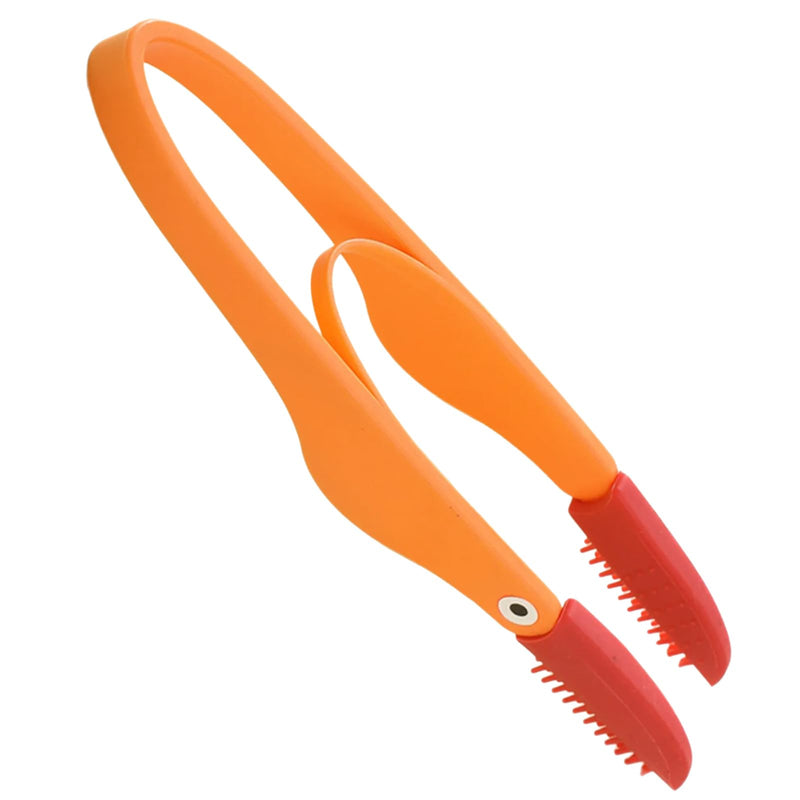 Effective Pet Eye Combs Tweezers Brush For Tear Residues Easily Removal Eye Stain Brush For Booger, orange