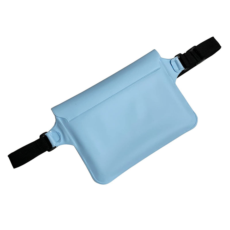 Waterproof Waist Pouch Dry Belt Bag Fanny Pack Keep Your Key Fob Wallet Kindle Phone Dry Perfect For Swim Surf Snorkel(Blue) Blue - BeesActive Australia