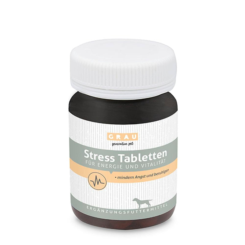 GRAU - the original - stress tablets, natural relaxation, with valerian, sleeping berries and vitamin B complex, pack of 1 (1 x 120 pieces), supplementary food for dogs