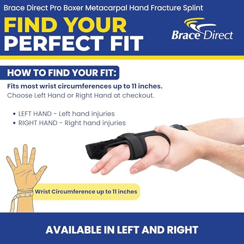Brace Direct Pro Boxer Fracture Splint - Metacarpal Hand Brace - L3809 Left