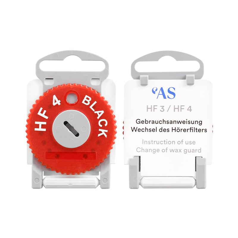 HF4 Pro Wax Guards Hearing Aids Wax Filters Earwax Traps (Red&BLue) Red&BLue