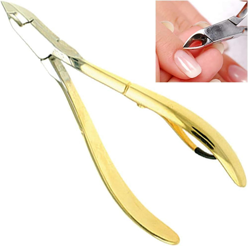 CS50 4" Professional Nail Cuticle Trimmer from Solingen, Germany. Best Stainless Steel, Anti-corrosive. Perfect Tool for Manicure and Pedicure. Premium Cuticle Cutter (7mm Blade) CS50