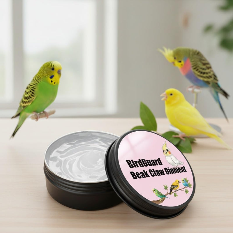 XANADU Bird Beak Oil & Feet Ointment, BirdGuard Balm for Parrot Beak Care & Cracked Claws, Moisturizing Relief for Dry Beaks & Skin, Budgies & Cockatiels