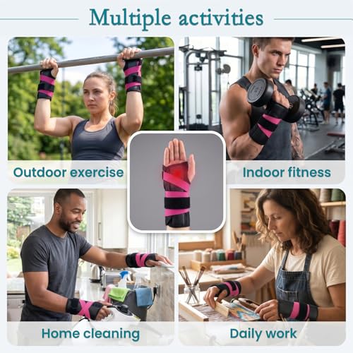Carpal Tunnel Wrist Brace Right Hand, Ergonomic Hand Brace for Carpal Tunnel, Daytime Wrist Braces Adjustable Support, Suitable for Daily Life, Exercise, and Work(Left) Left