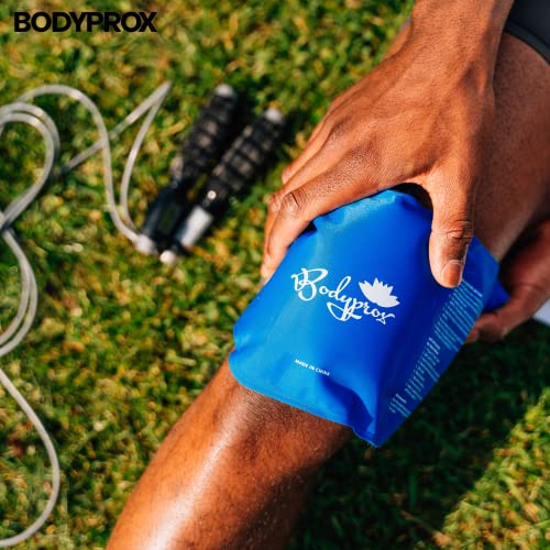 BODYPROX Pain Relief Ice Pack with Strap for Hot & Cold Therapy, Microwave Heat Pad for Back Shoulder, Neck, Waist, Calves and Hip