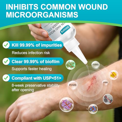Dimora Wound Cleanser Wash Solution Travel Size 60mL 3 Packs 60ml*3