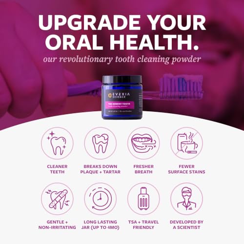 The Honest Tooth - Natural Tooth Cleaning Powder | Enamel-Friendly Baking Soda Formula | Whitens & Brightens Smile | SLS-Free, Plant-Based Oral Care, 2.8 oz