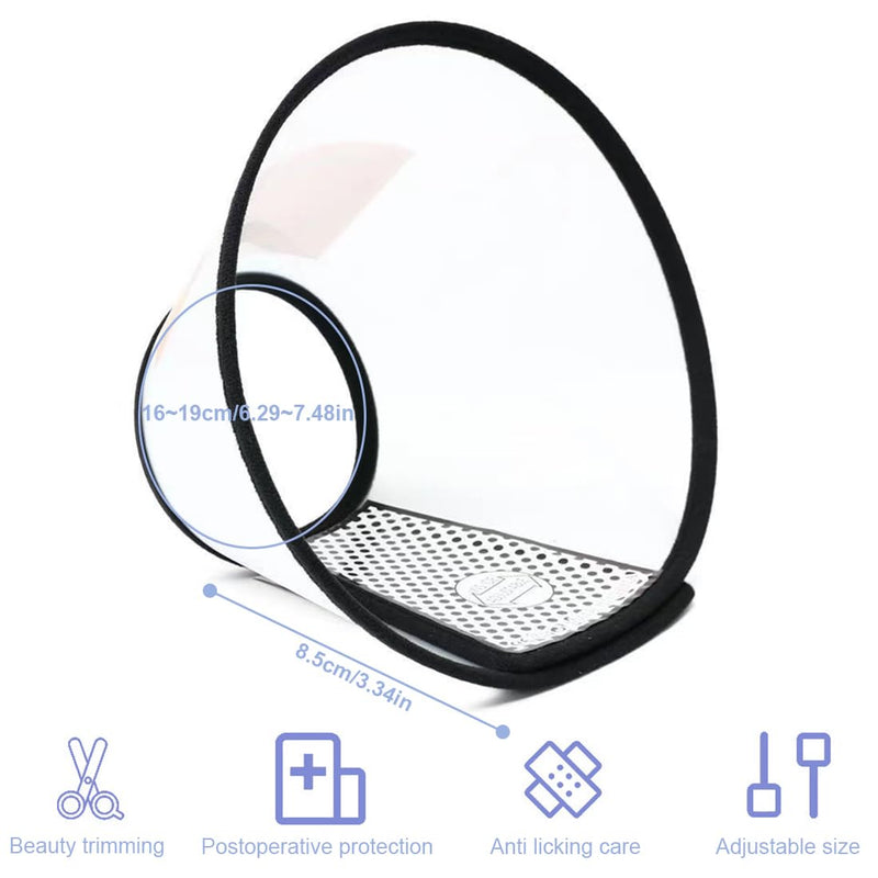 WeddHuis Pets Plastic Elizabethan Neck Brace for Pets, Soft Cat Protective Collar, Suitable for Kittens and Puppies - BeesActive Australia