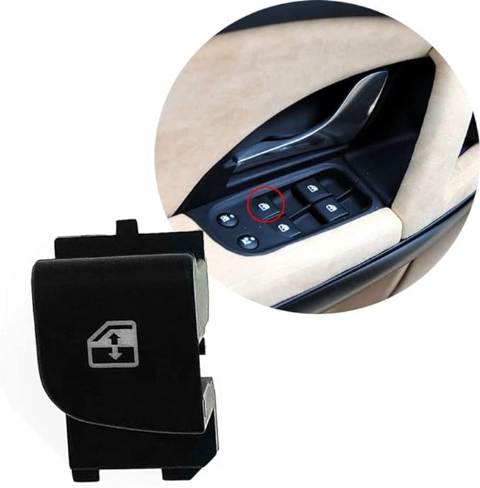 Power Window Switch SI Car Front Left Power Main Window Master Switch Button for Maserati Quattroporte 4.2/4.7 GranTurismo MC Stradale 293425 Car Accessories - BeesActive Australia
