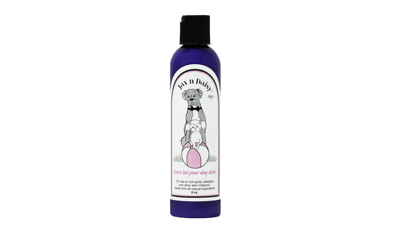 Jax N Daisy's 8oz Lotion Relieve Your Itchy Dog's Skin - A Soothing regimen for Dogs with Itchy Skin and Hot Spots - Perfect for Dog Grooming Supplies!