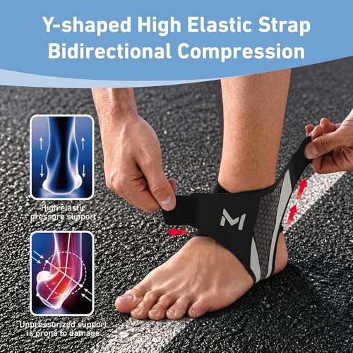 Ankle Brace for Men & Women, Grey, 1 Pc