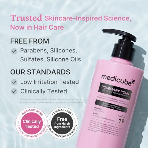 medicube Rosemary PDRN Clarifying Thickening Shampoo, 13.52 fl.oz