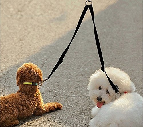 No Tangle Dog Leash Coupler, Dual Double Dog Adjustable Splitter Lead Sturdy Walker Trainer Leash for Two Dogs… - BeesActive Australia
