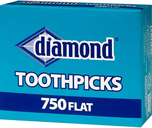 Diamond Flat Toothpicks 750ct, 3 Pack - BeesActive Australia