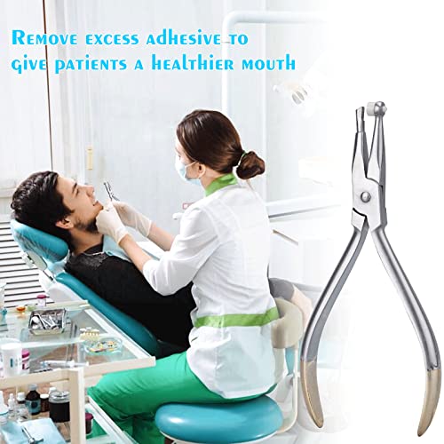 Dental Adhesive Removing Pliers - Orthodontic Cement Remover Pliers Braces Glue Bonding Remover Tool