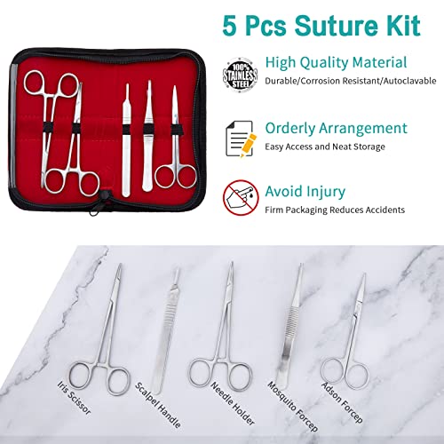 Dental Oral Practice Kit - Dental Training Kit with 4 Soft Silicone Oral Pad - 25 Pcs Set Practice Kit for Dentist Practice & Assistant Student Training