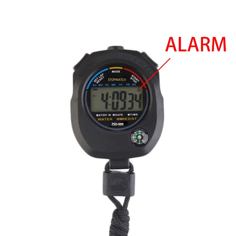 6 Pack Multi-Function Electronic Digital Sport Stopwatch Timer, Large Display with Date Time and Alarm Function,Suitable for Sports Coaches Fitness Coaches and Referees 6pack - BeesActive Australia