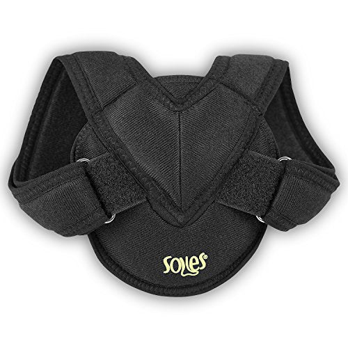 Soles Clavicle Bandage Adjustable, Flexible, Breathable Neoprene - Unisex - Improves Poor Posture & Osteoporosis, Clavicle Brace for Collarbone Injuries (Pediatric)