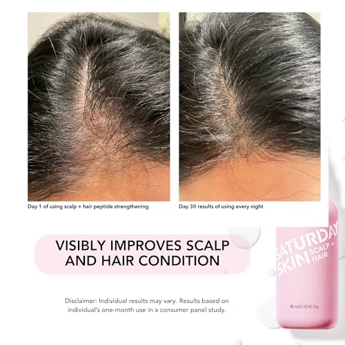 Saturday Skin Scalp Hair Growth Serum: Peptide Thinning Scalp Treatment