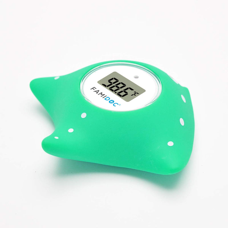Baby Bath and Room Thermometer - Famidoc FDTH-V0-22 New Upgraded Sensor Technology for Baby Health Bath Tub Thermometer Floating Toy (Blue) Blue - BeesActive Australia