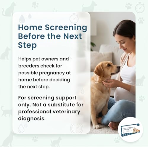 Dog & Cat Pregnancy Test Kit, 2-Test Urine-Based Screening