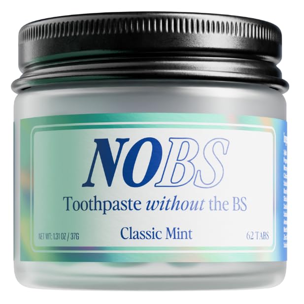 NOBS (No Bad Stuff) Toothpaste Tablets (1 Month) & NOBS Jr Bundle - Nano Hydroxyapatite, Fluoride Free, Eco & Travel Friendly - Remineralize with NHA