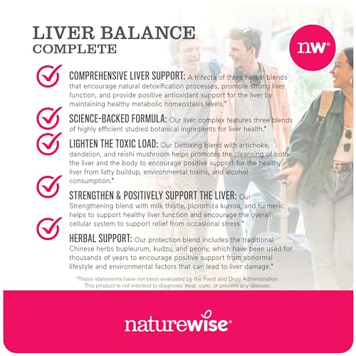 NatureWise [1] Oral Probiotics - Chewable Sugar-Free Mint Tablet - 50 Count[50-Day Supply] + (Pack of 2) Liver Balance - Milk Thistle, Dandelion, Turmeric - 60 Capsules[30-Day Supply]
