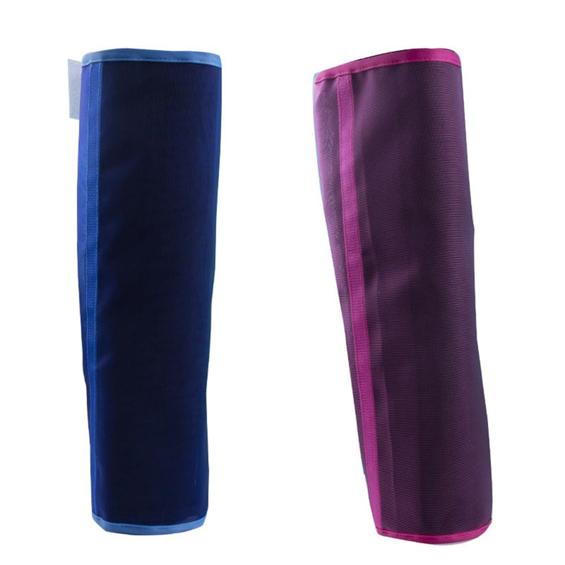 Set of 4 Loose-Fitting Horse Fly Leggins Breathable Tear-Resistant Mesh Leg Guards Stay-on Horse Leg Wraps for Horse Green 4pcs - BeesActive Australia