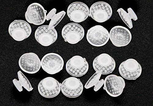 10 Pcs Transparent Orthodontic Composite Lingual Buttons Dental Bondable Round Base