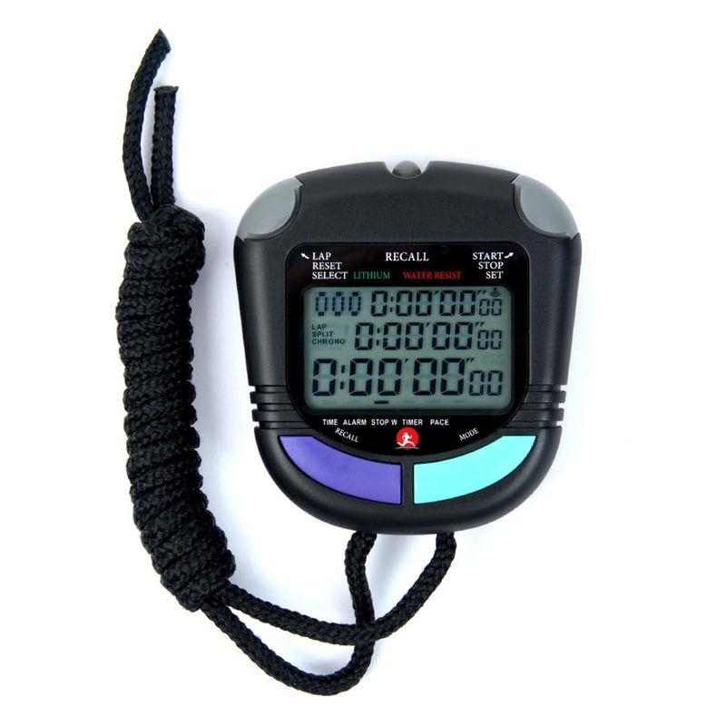 Professional Timer Stopwatch, Digital Sports Stopwatch with Countdown Timer, 100 Lap Memory, 0.01 Second Timing,Multi Functional Stopwatch for Swimming Running Rowing - BeesActive Australia