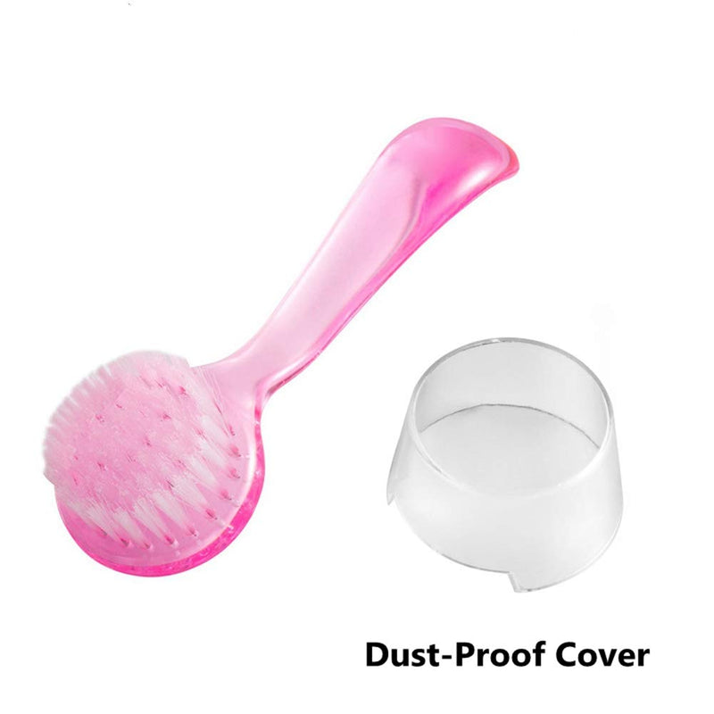 Hedgehog Bathing Brush, 3 Pack Small Pets Round Head Cleaning Bath Brush with Lid Super Soft Cleansing Brush Massage Comb for Hedgehog Small Animal Grooming Tool (3 Pack(Blue+Pink+Purple)) 3 Pack(Blue+Pink+Purple) - BeesActive Australia