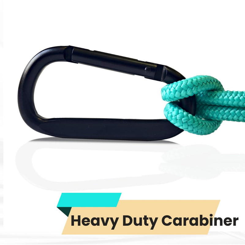 Horse Bucket Strap,Premium Heavy Duty Outdoor Carabiner,Adjustable Polypropylene Rope, Used for Horse Hay Net,Water Bucket,Pack of 2 - BeesActive Australia