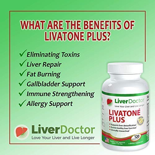 Plus Liver Detox Capsules Liver Cleanse and Detox Pills with Milk Thistle and Antioxidants (240 Count) 240 Count (Pack of 1)