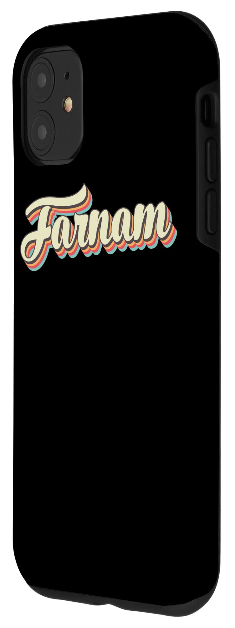 iPhone 11 Farnam TShirt Retro Art Baseball Font Vintage Case iPhone 11 - BeesActive Australia