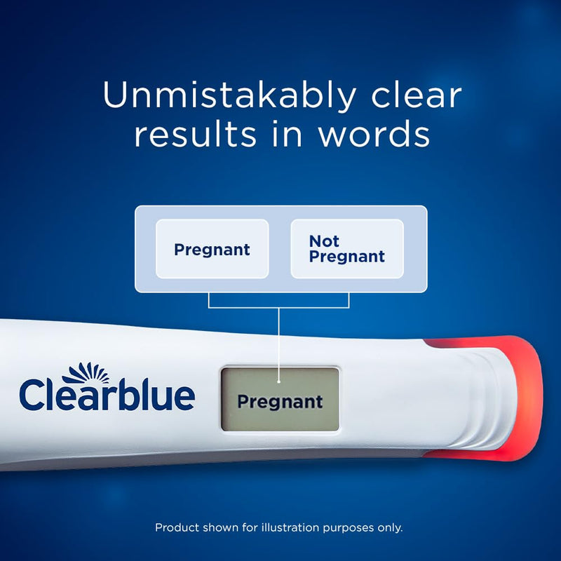 Clearblue Early Digital Pregnancy Test, Early Detection at Home Pregnancy Test, 5 Ct 5 Count (Pack of 1)