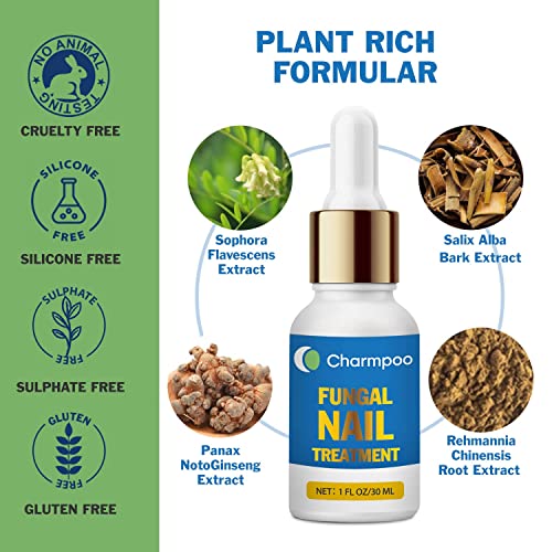 Toenail Fungus Treatment Extra Strength 30ml: Nail Cuticle Care Serum – Infused with Botanical Herbal Extracts for Clear Healthy-Looking Nails Lightweight Daily Nail & Toe Care