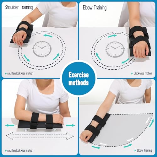 Shoulder Pulley Equipment for Shoulder Rehab - Effortless Desktop Physical Therapy System for Elderly, Disable, Stroke Recovery, Overweight People, Arm Exercise Pulley for Recovery from Surgery