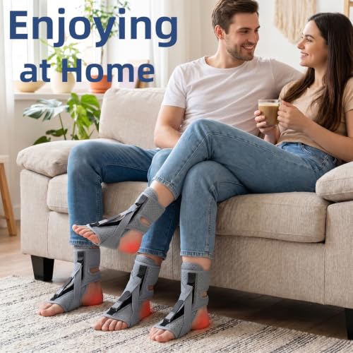 2P Plantar Fasciitis Night Splint, Foot Brace for Planters Facetious Relief