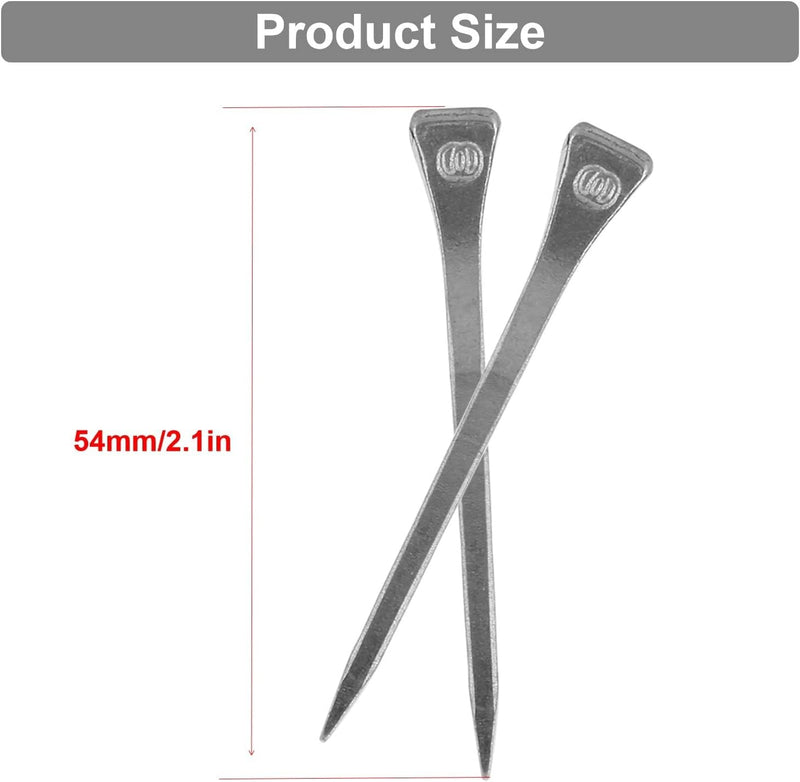250PCS Horseshoe Nails, Horseshoes Equipment Equestrian Sport Equipment Horse Training Supplies Tool 2.1 Inch E6 Hoof Nails for Horse Race - BeesActive Australia
