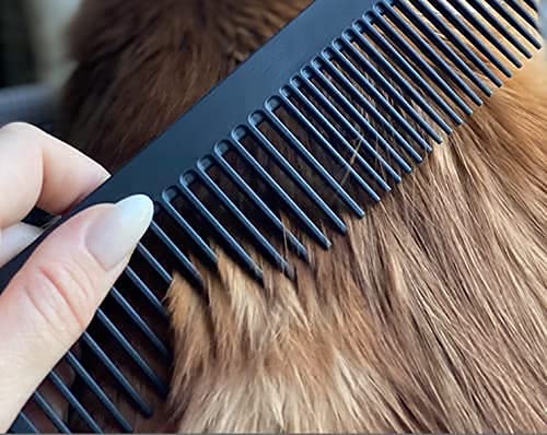 Chicago Comb No. 9 Pet, the XL Comb for Man or Beast, Carbon Fiber, Made in USA - BeesActive Australia