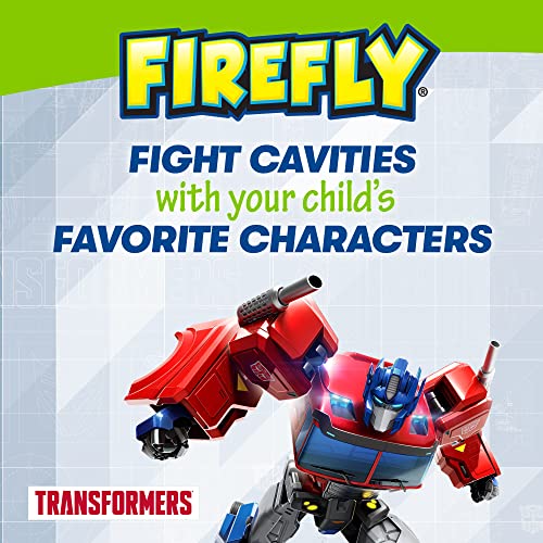 FIREFLY Transformers Sonic Toothbrush with 3D Cover, Soft, Ages 3+ (Pack of 2) 3 Piece Set (Pack of 2)